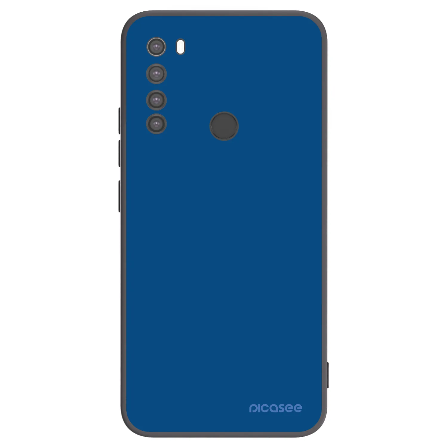 Picasee fekete szilikon tok az alábbi mobiltelefonokra Xiaomi Redmi Note 8 - Navy Blue