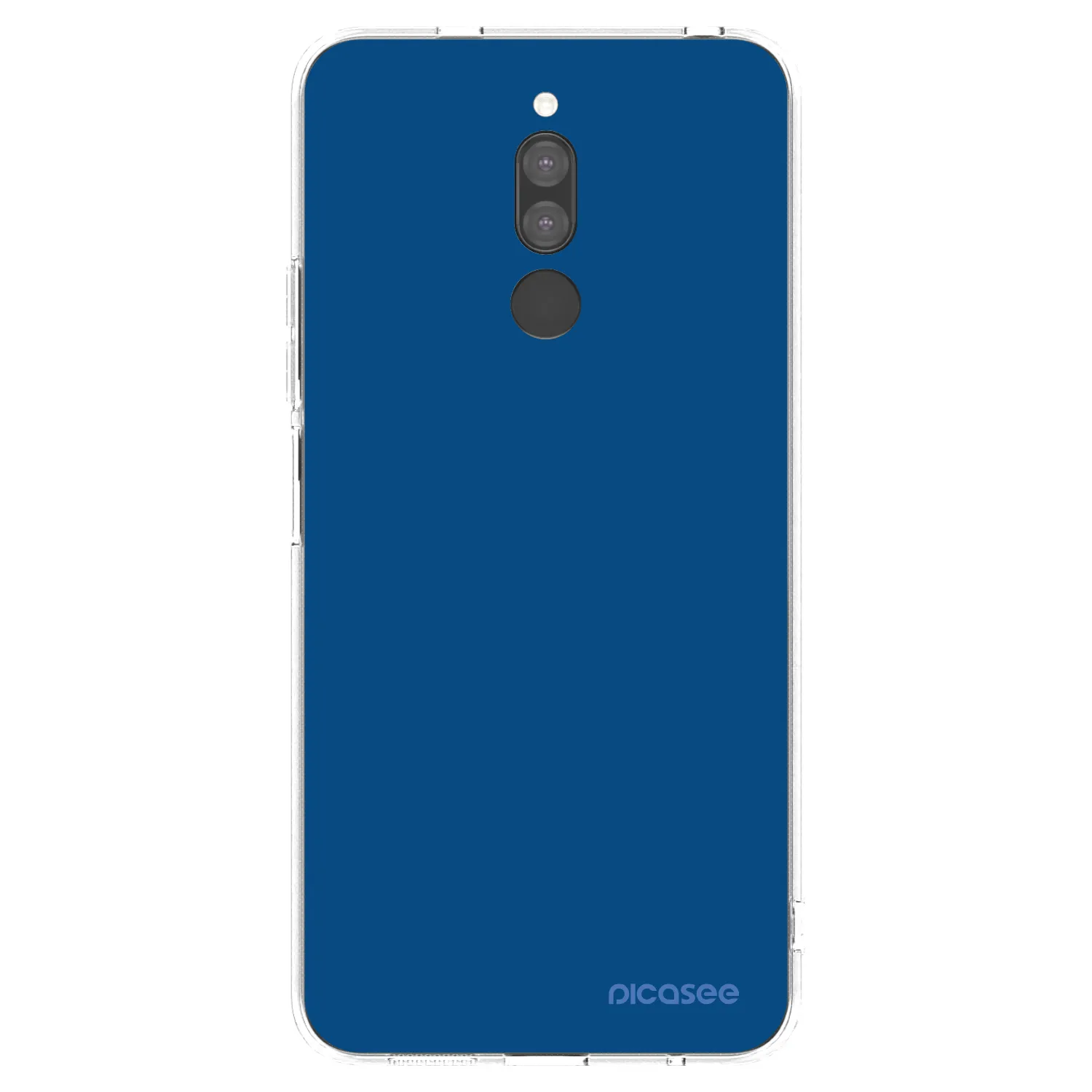 Picasee átlátszó szilikon tok az alábbi mobiltelefonokra Xiaomi Redmi 8 - Navy Blue