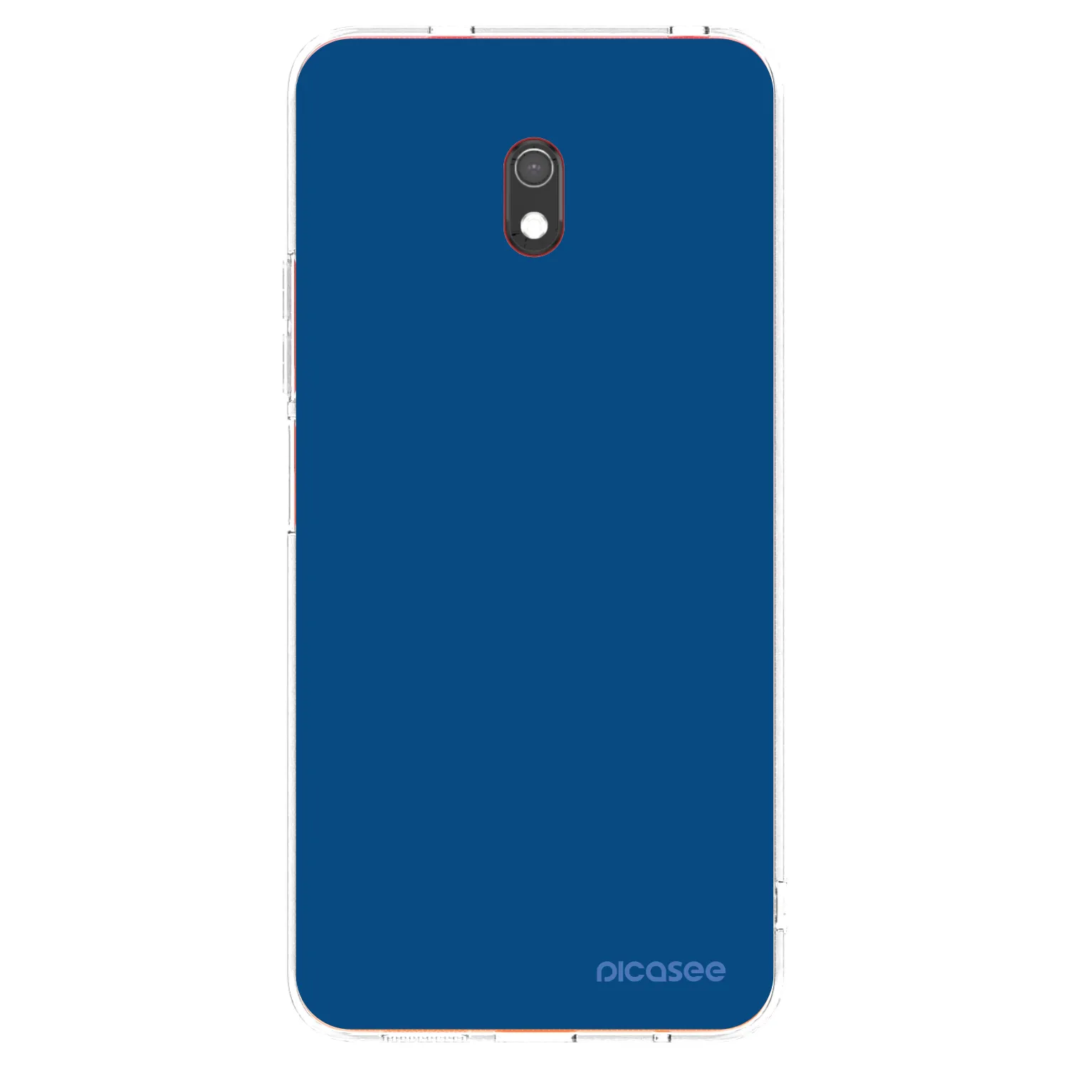 Picasee átlátszó szilikon tok az alábbi mobiltelefonokra Xiaomi Redmi 8A - Navy Blue