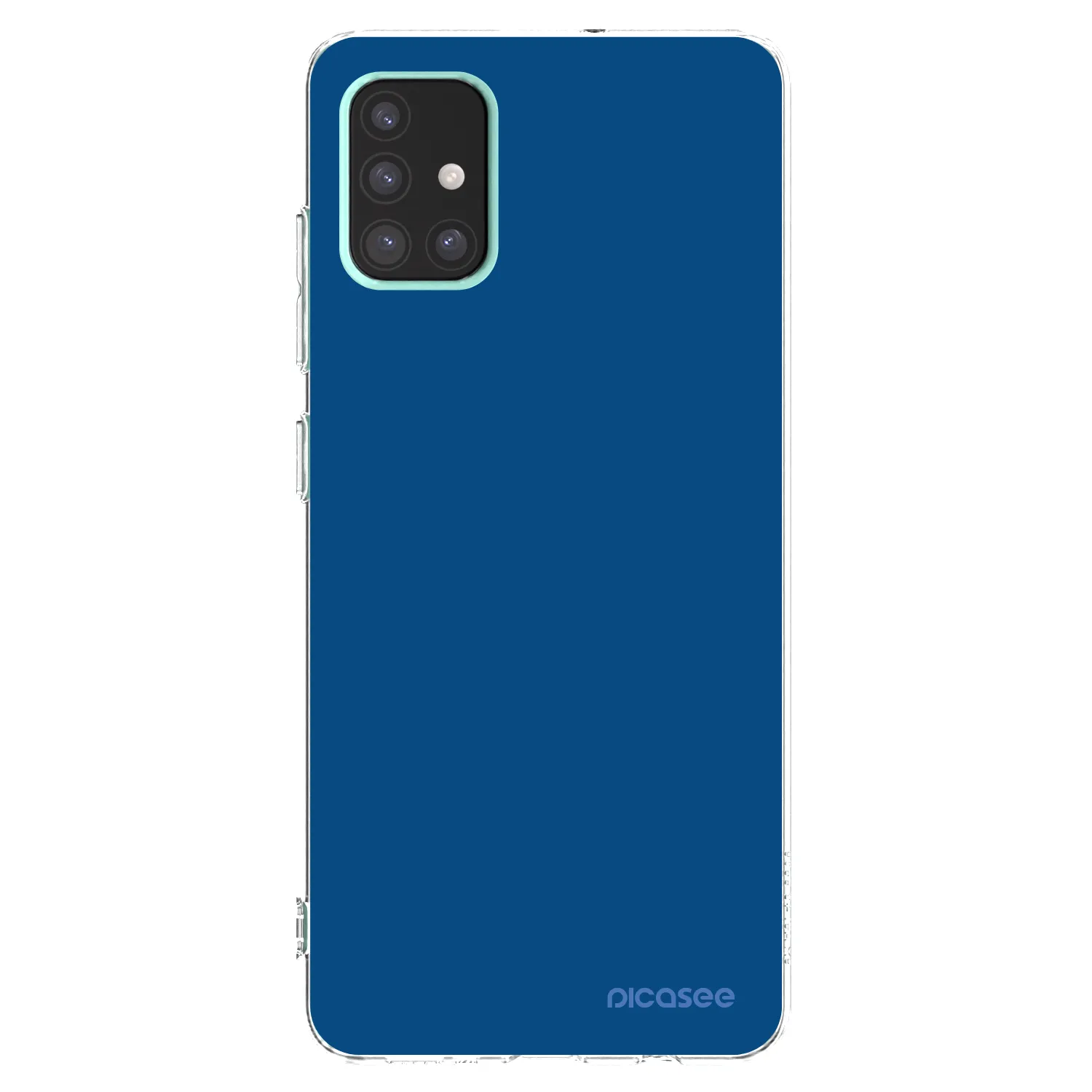 Picasee átlátszó szilikon tok az alábbi mobiltelefonokra Samsung Galaxy A51 A515F - Navy Blue