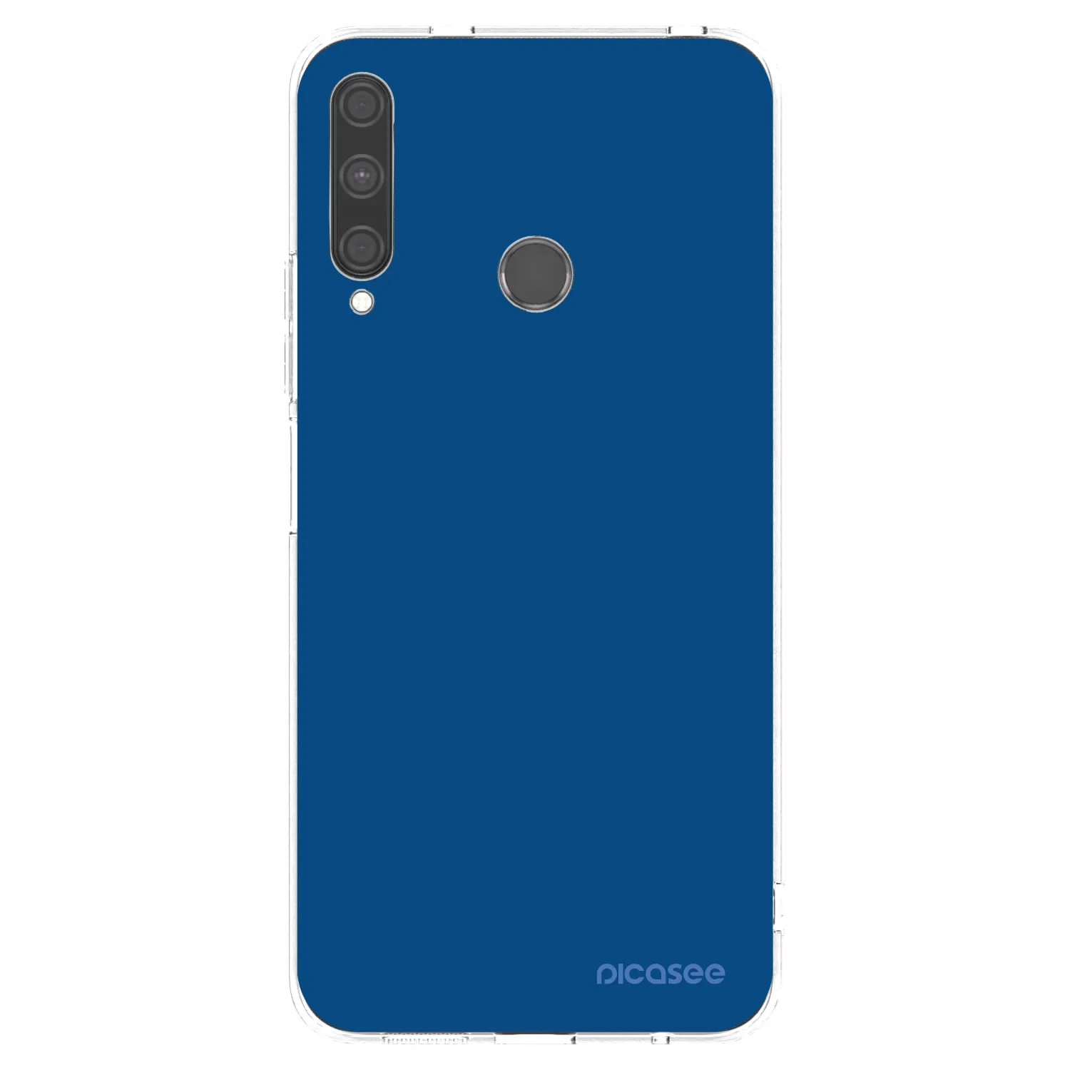 Picasee átlátszó szilikon tok az alábbi mobiltelefonokra Huawei P40 Lite E - Navy Blue
