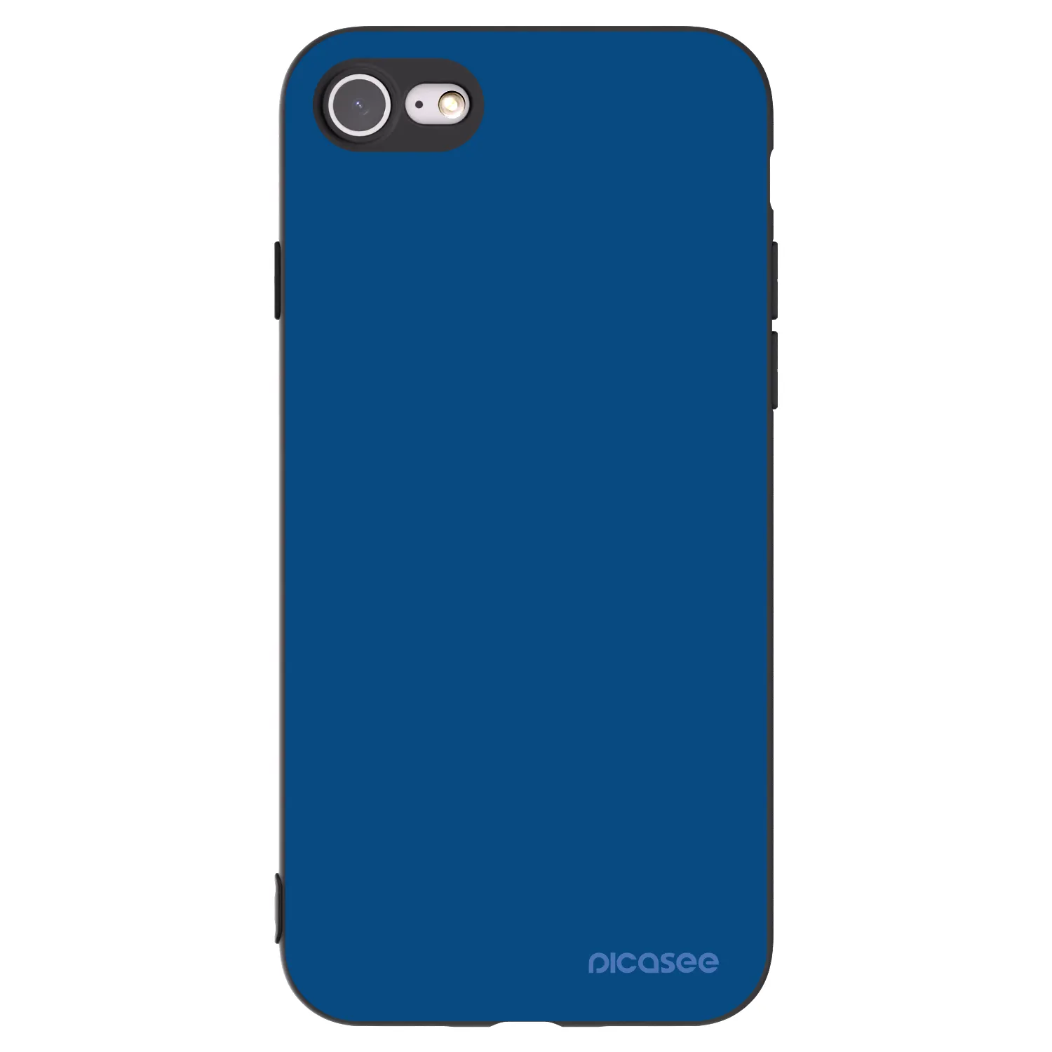 Picasee fekete szilikon tok az alábbi mobiltelefonokra Apple iPhone SE 2020 - Navy Blue