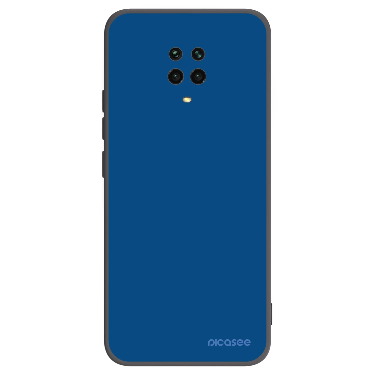 Picasee fekete szilikon tok az alábbi mobiltelefonokra Xiaomi Redmi Note 9 Pro - Navy Blue