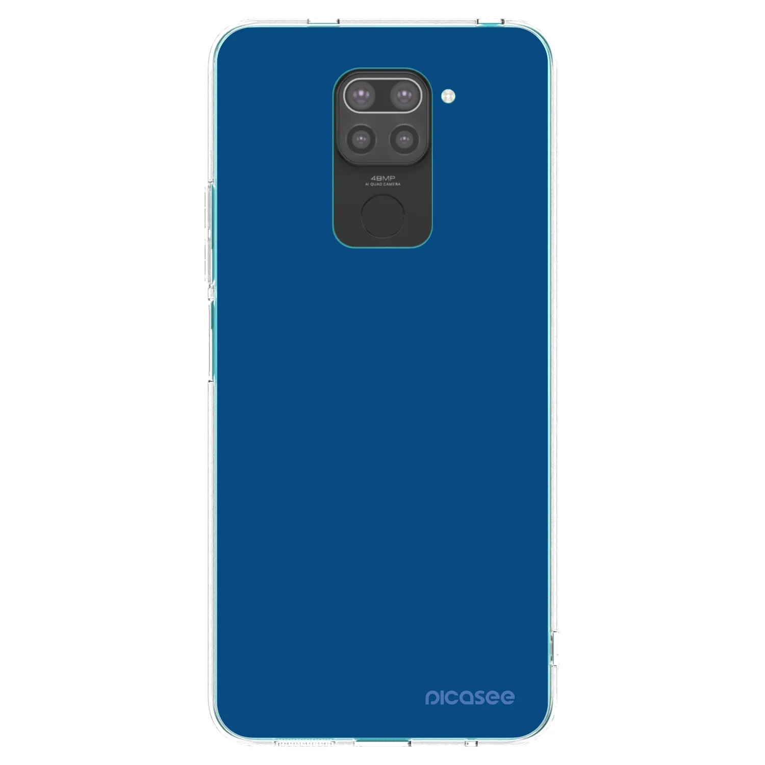 Picasee fekete szilikon tok az alábbi mobiltelefonokra Xiaomi Redmi Note 9 - Navy Blue