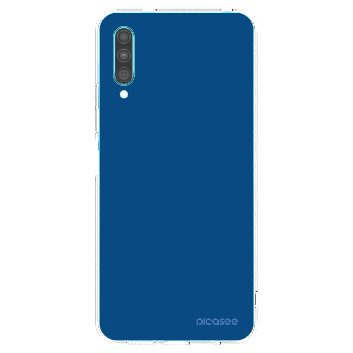 Picasee átlátszó szilikon tok az alábbi mobiltelefonokra Samsung Galaxy A30s A307F - Navy Blue