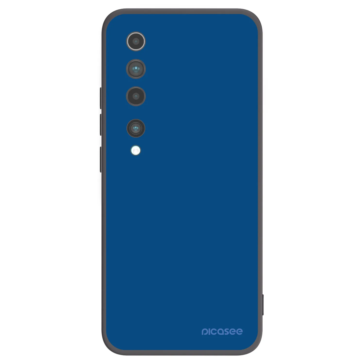 Picasee fekete szilikon tok az alábbi mobiltelefonokra Xiaomi Mi 10 - Navy Blue