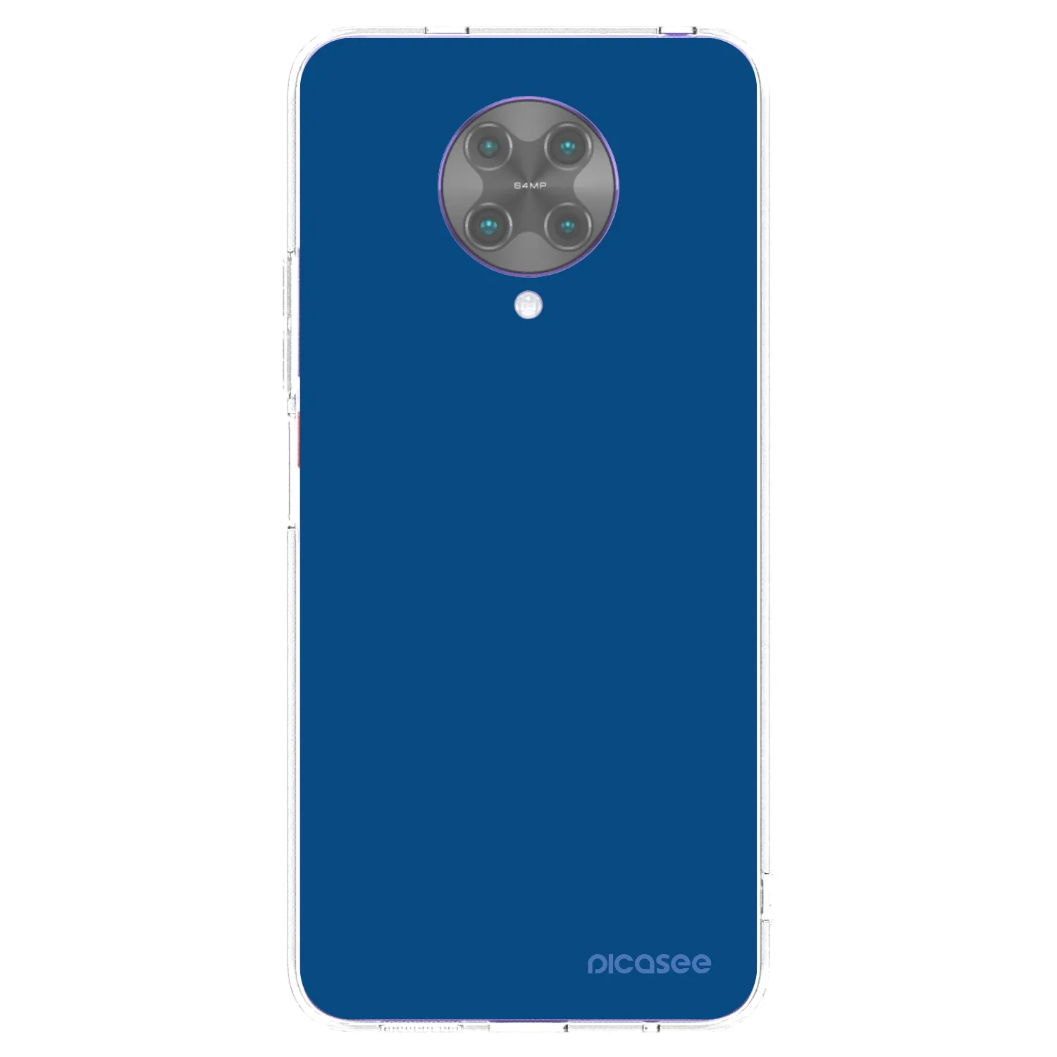 Picasee átlátszó szilikon tok az alábbi mobiltelefonokra Xiaomi Poco F2 Pro - Navy Blue