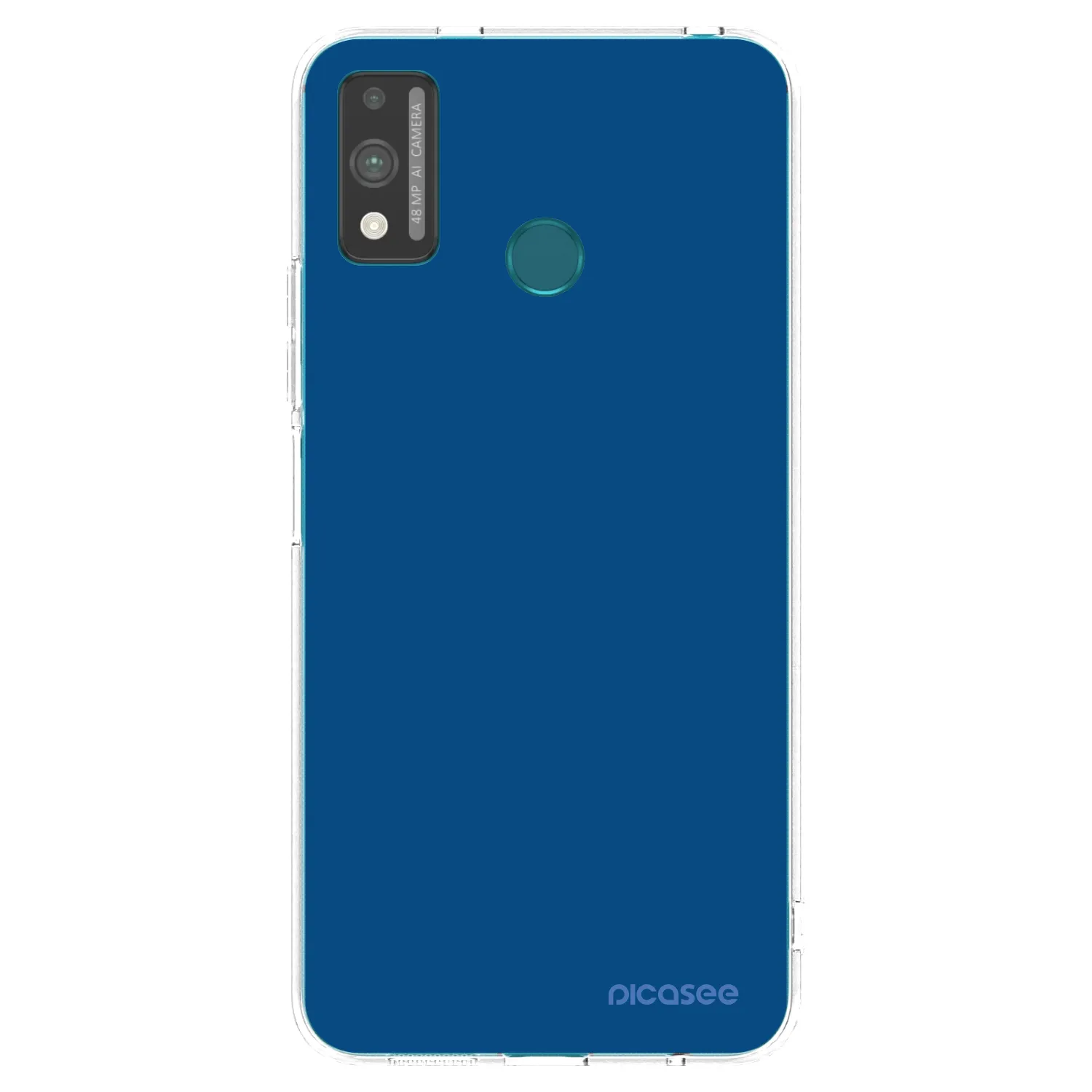 Picasee átlátszó szilikon tok az alábbi mobiltelefonokra Honor 9X Lite - Navy Blue