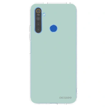 Picasee átlátszó szilikon tok az alábbi mobiltelefonokra Realme 5 - Pastel Charm