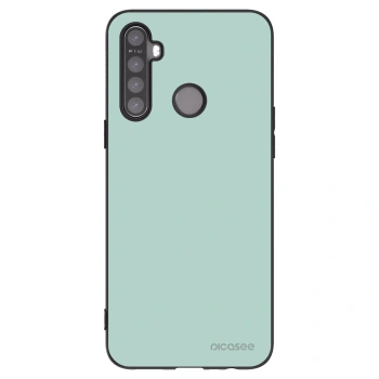 Picasee fekete szilikon tok az alábbi mobiltelefonokra Realme 5 - Pastel Charm