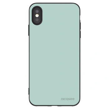 Picasee fekete szilikon tok az alábbi mobiltelefonokra Apple iPhone XS Max - Pastel Charm