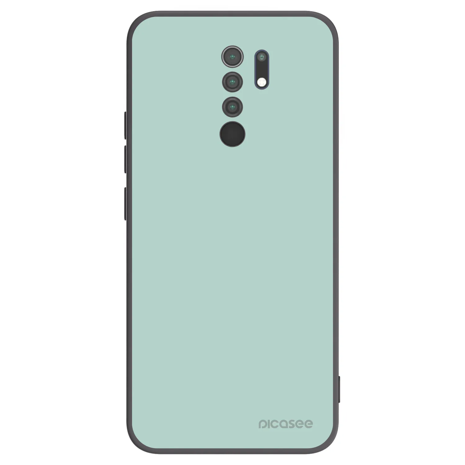 Picasee fekete szilikon tok az alábbi mobiltelefonokra Xiaomi Redmi 9 - Pastel Charm
