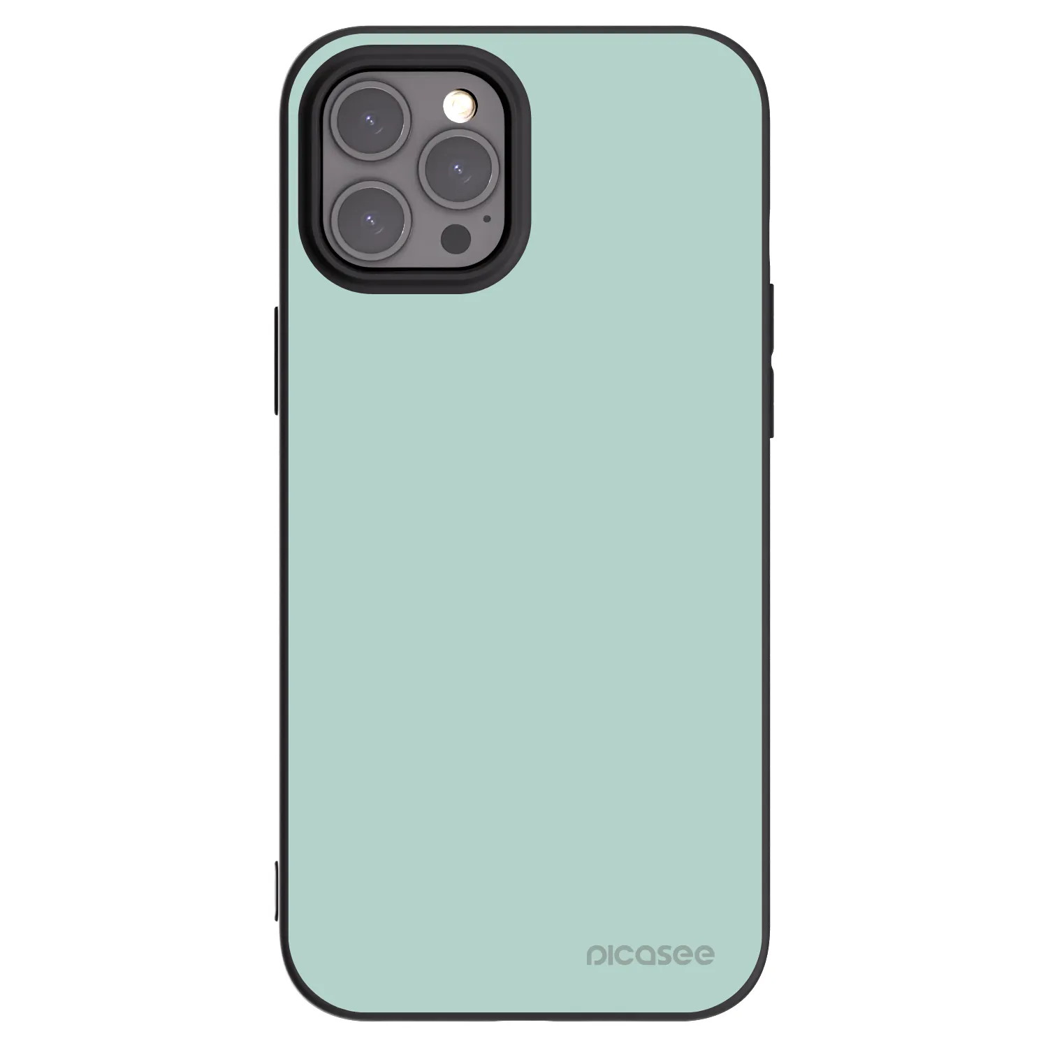 Picasee fekete szilikon tok az alábbi mobiltelefonokra Apple iPhone 12 Pro Max - Pastel Charm