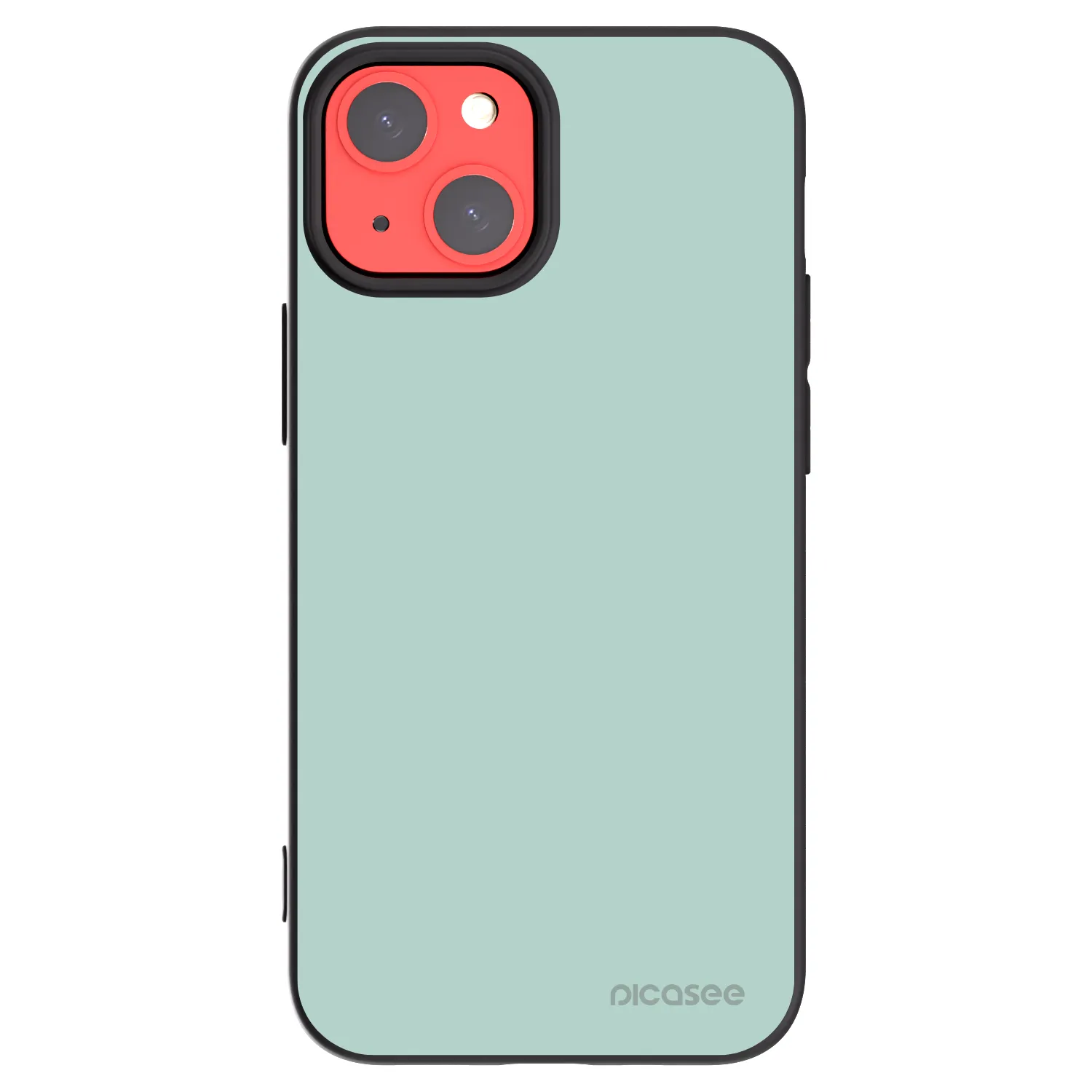 Picasee fekete szilikon tok az alábbi mobiltelefonokra Apple iPhone 13 mini - Pastel Charm