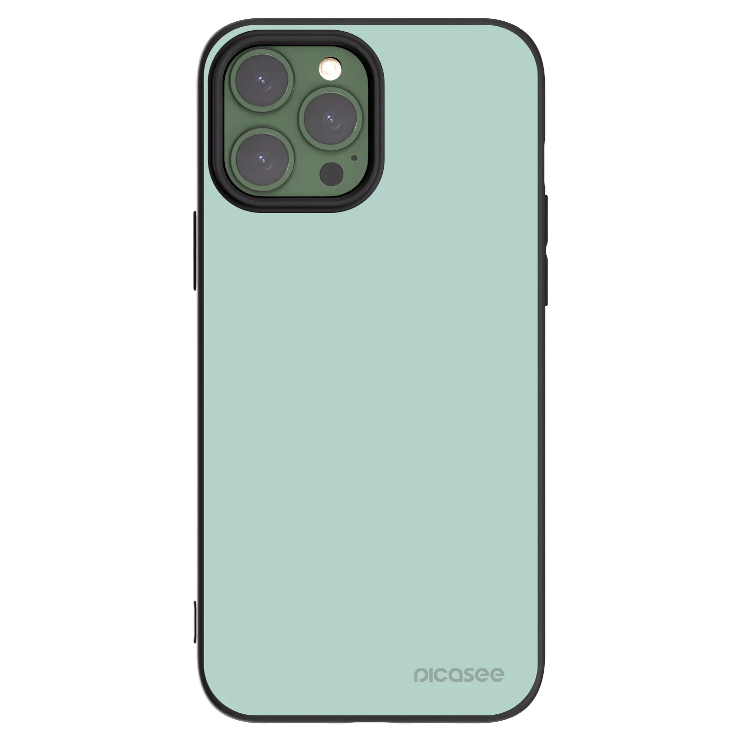 Picasee fekete szilikon tok az alábbi mobiltelefonokra Apple iPhone 13 Pro Max - Pastel Charm
