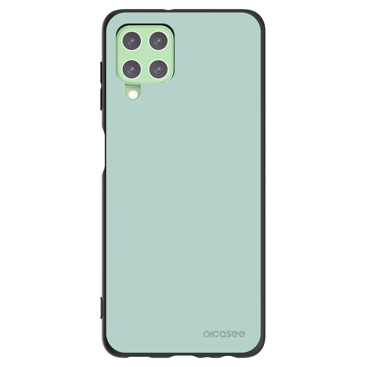Picasee fekete szilikon tok az alábbi mobiltelefonokra Samsung Galaxy A22 A225F 4G - Pastel Charm