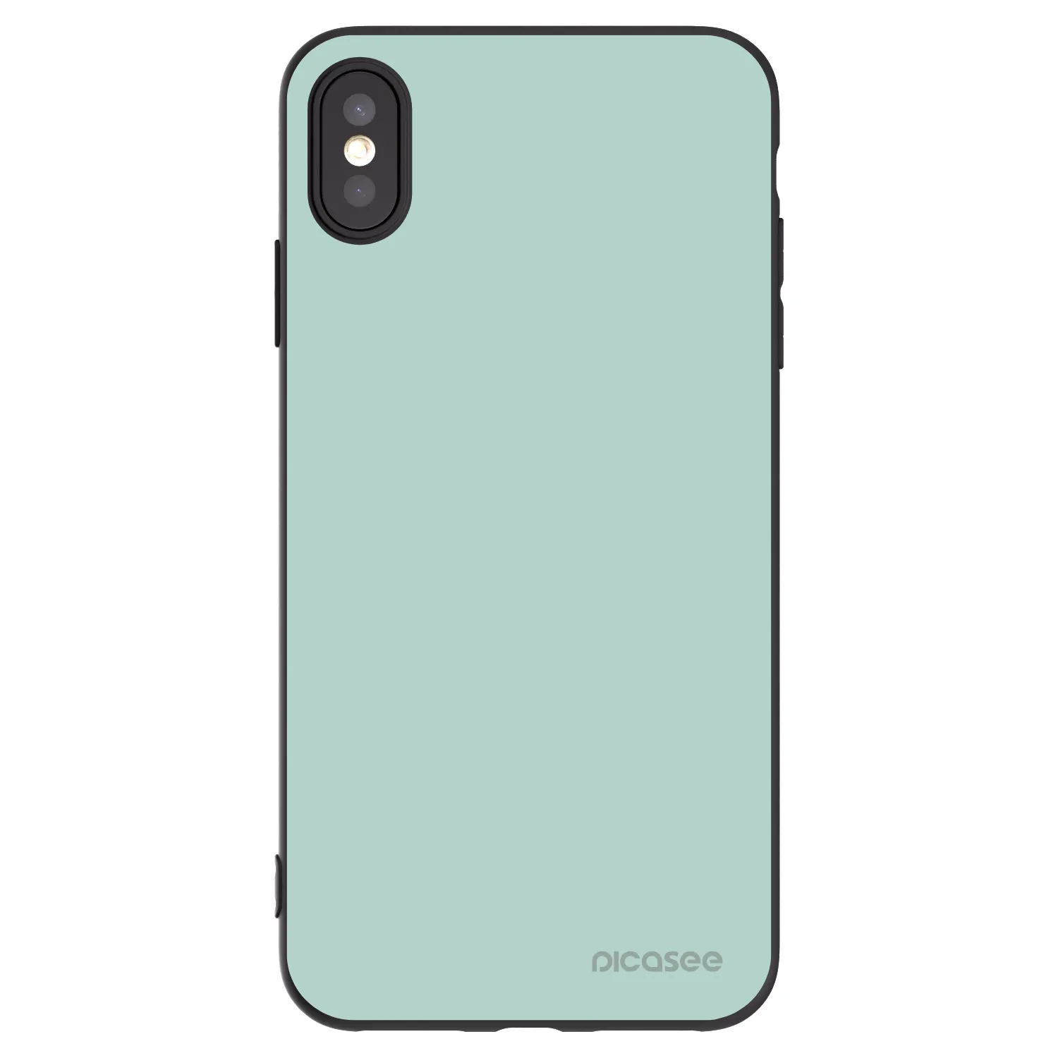 Picasee fekete szilikon tok az alábbi mobiltelefonokra Apple iPhone XS Max - Pastel Charm