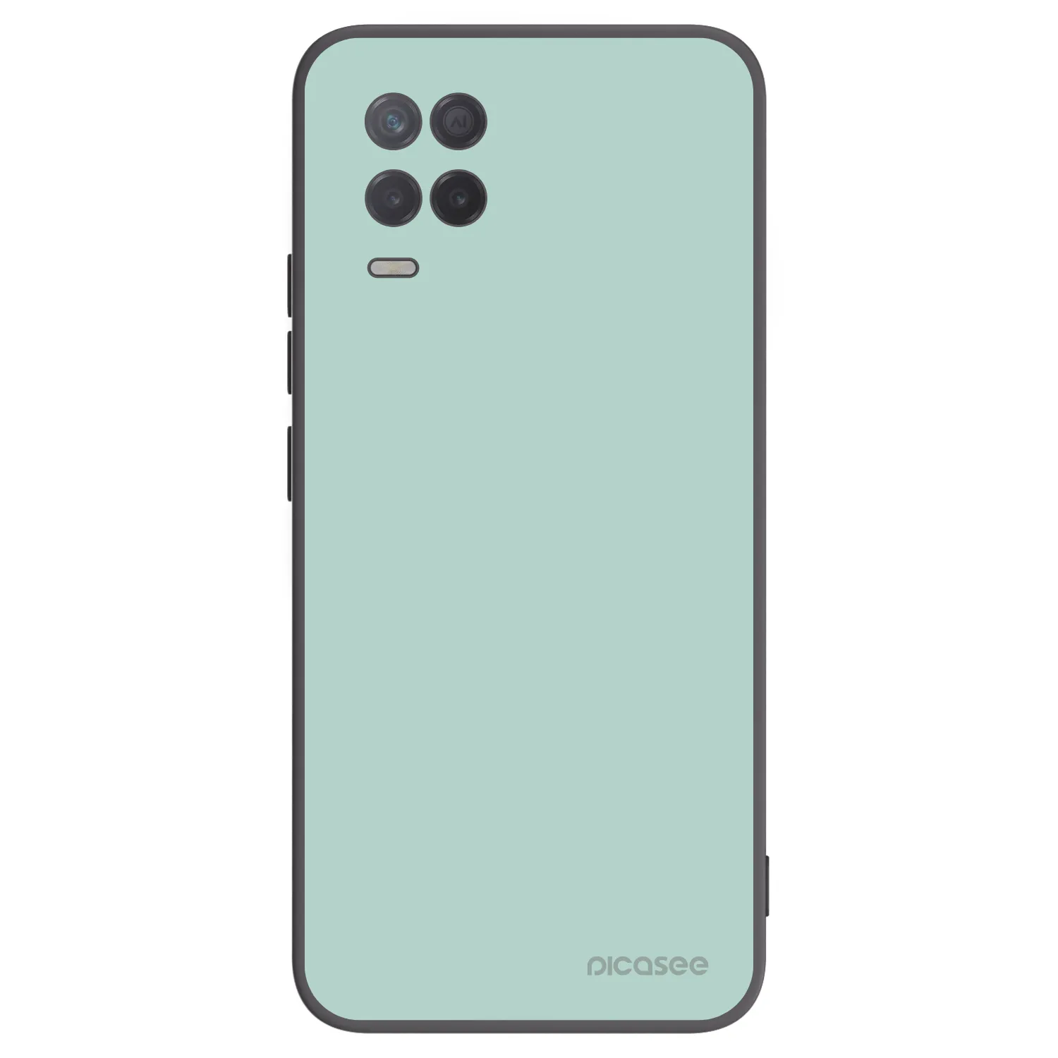 Picasee fekete szilikon tok az alábbi mobiltelefonokra Realme 8 5G - Pastel Charm