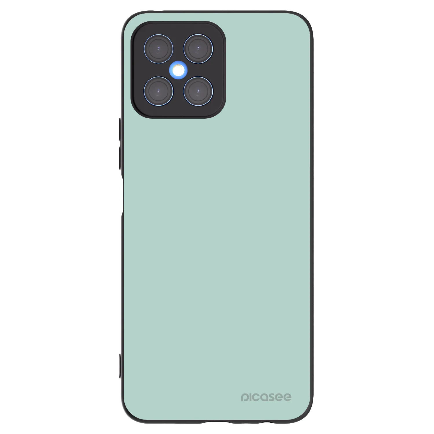 Picasee fekete szilikon tok az alábbi mobiltelefonokra Honor X8 4G - Pastel Charm