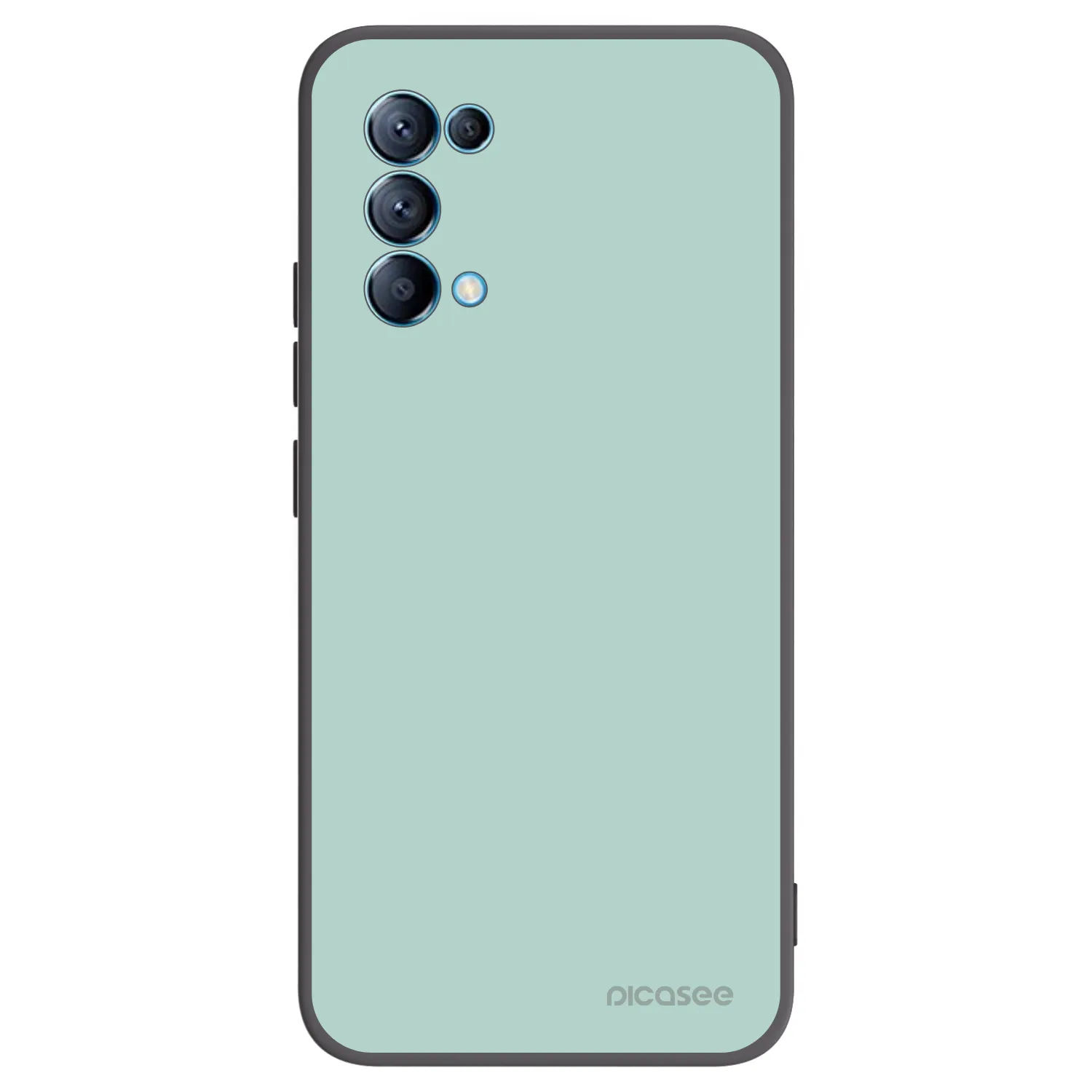 Picasee fekete szilikon tok az alábbi mobiltelefonokra OPPO A16s - Pastel Charm