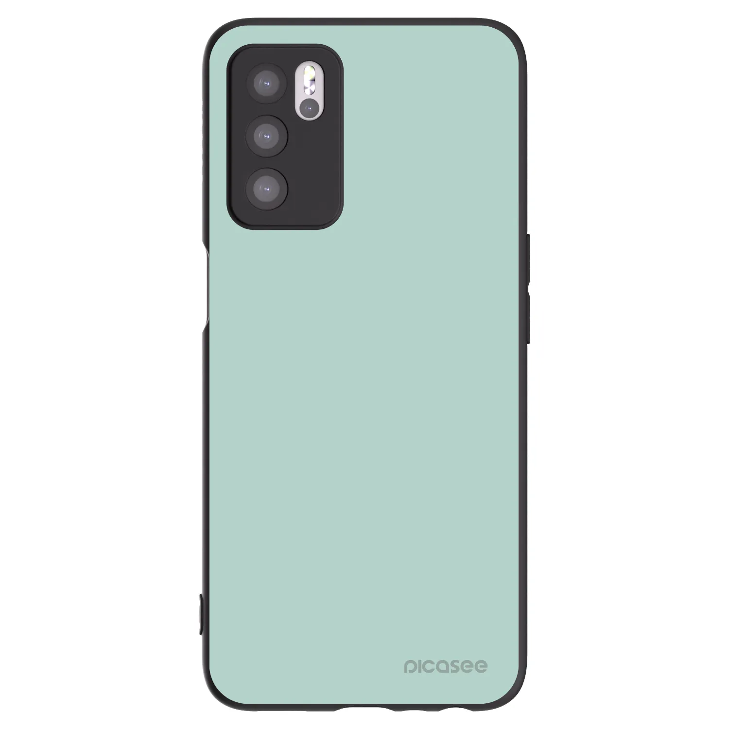 Picasee fekete szilikon tok az alábbi mobiltelefonokra OPPO A16s - Pastel Charm