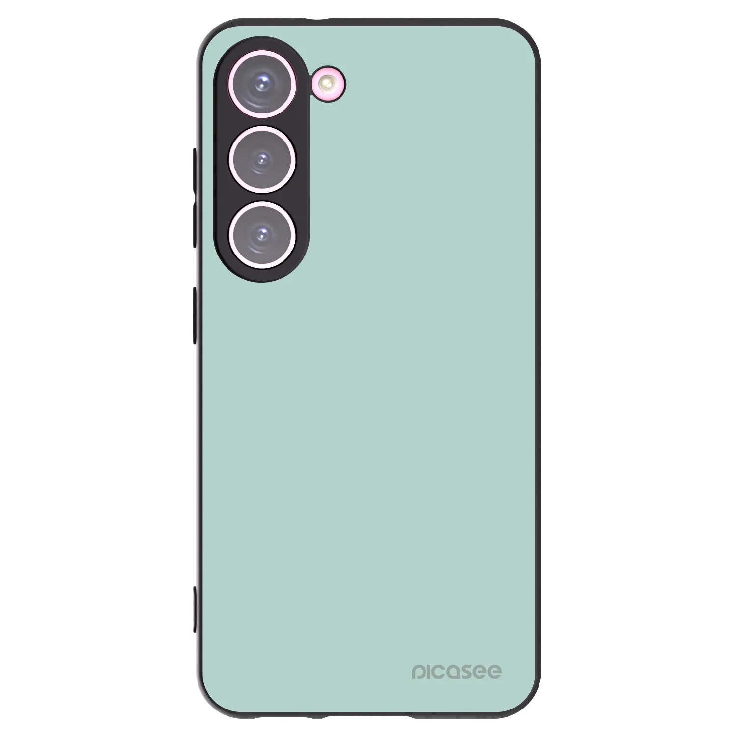 Picasee fekete szilikon tok az alábbi mobiltelefonokra Samsung Galaxy S23 5G - Pastel Charm