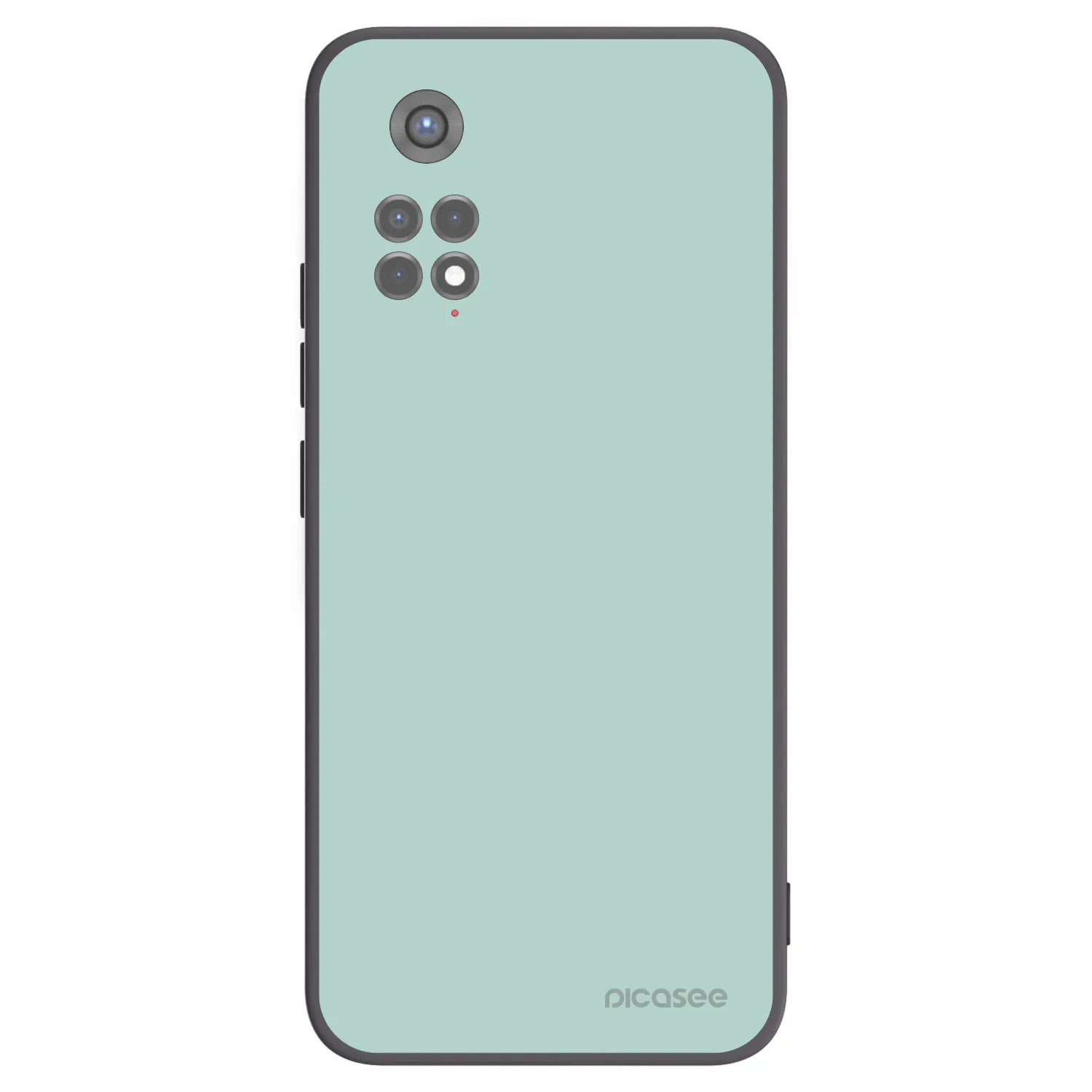 Picasee fekete szilikon tok az alábbi mobiltelefonokra Xiaomi Redmi Note 11S 5G - Pastel Charm