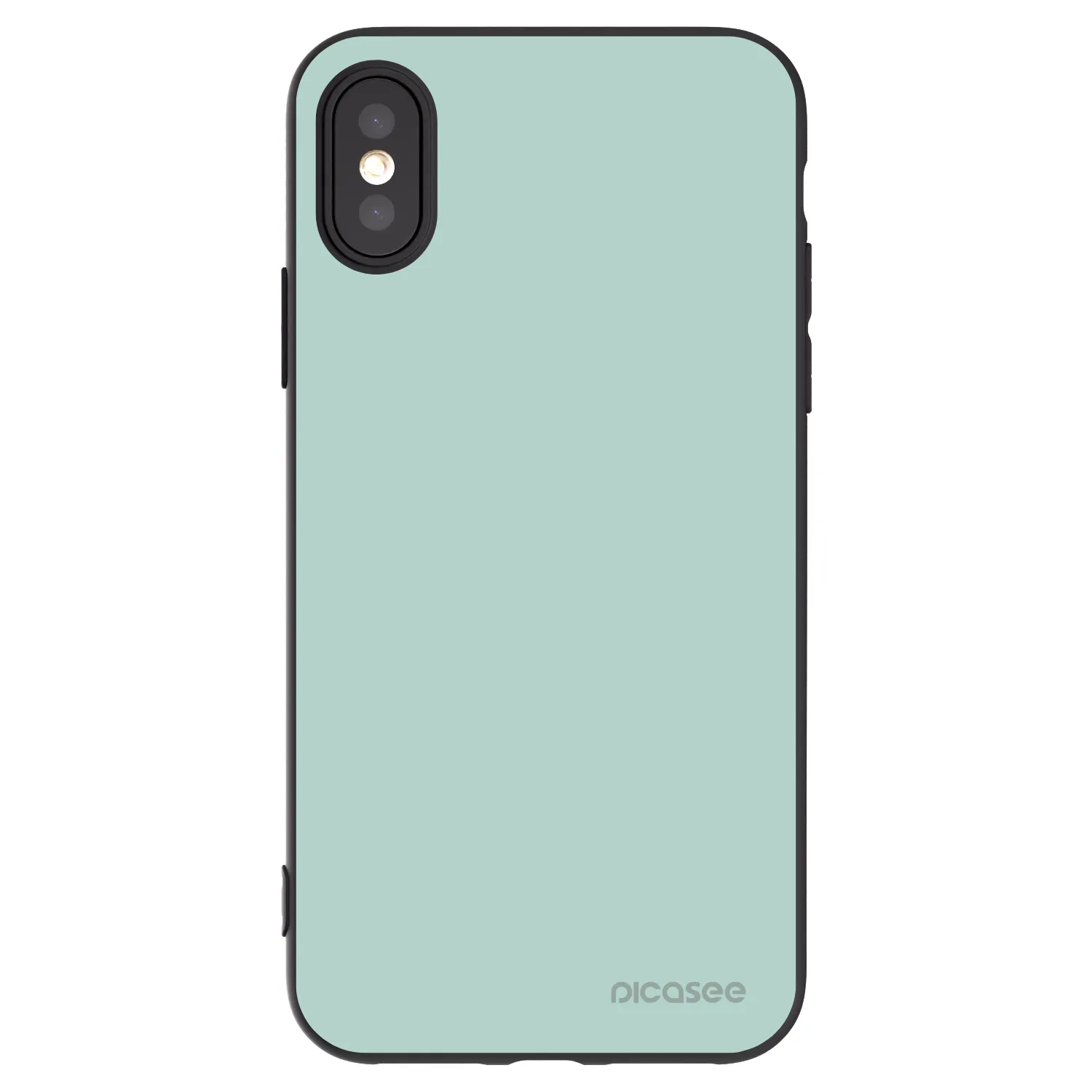 Picasee fekete szilikon tok az alábbi mobiltelefonokra Apple iPhone X/XS - Pastel Charm