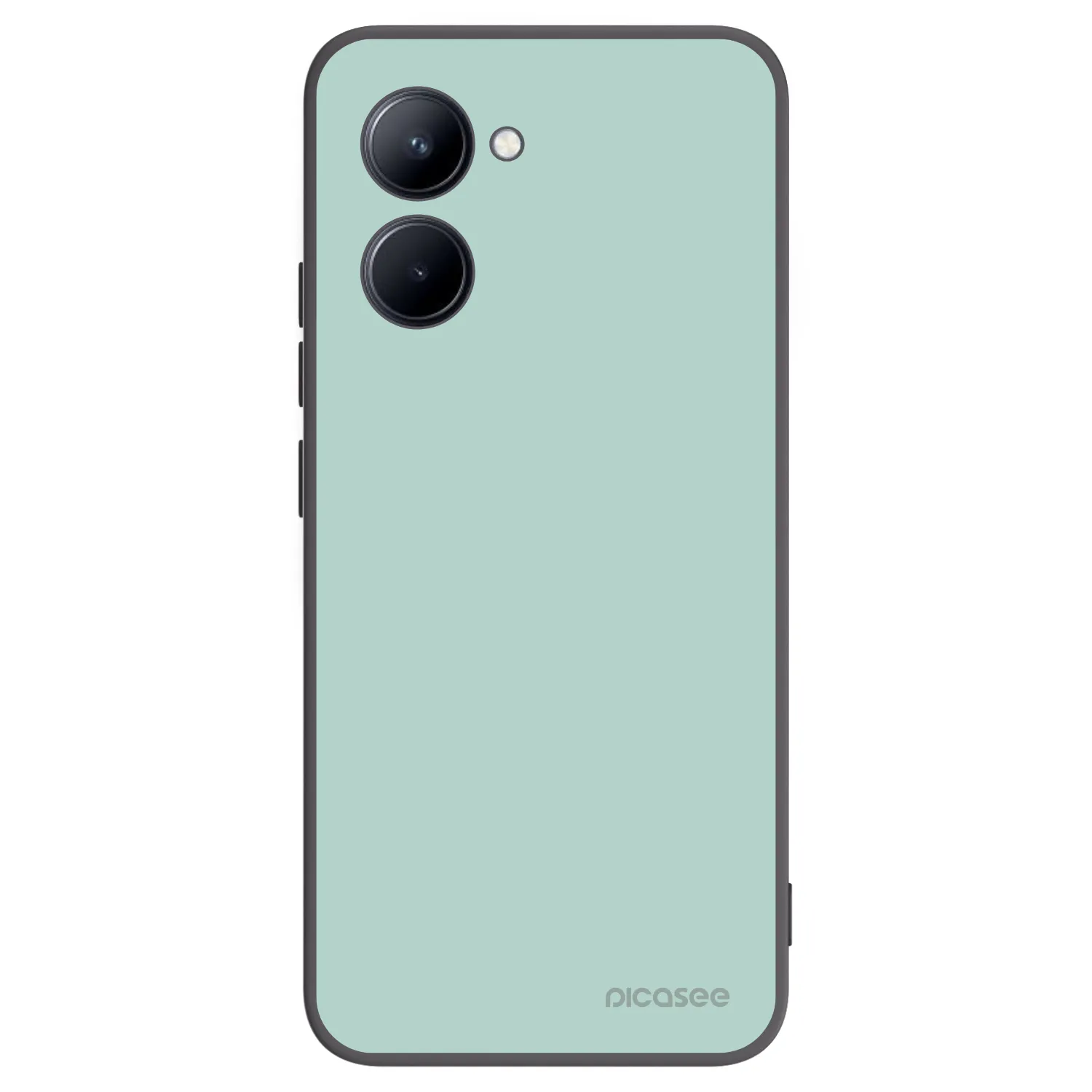 Picasee fekete szilikon tok az alábbi mobiltelefonokra Realme C33 (2023) - Pastel Charm