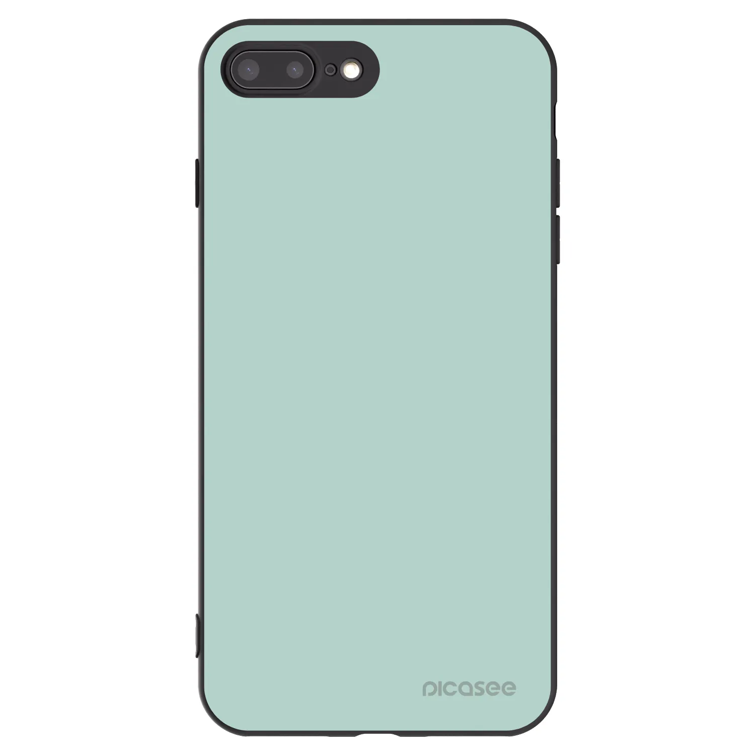 Picasee fekete szilikon tok az alábbi mobiltelefonokra Apple iPhone 8 Plus - Pastel Charm