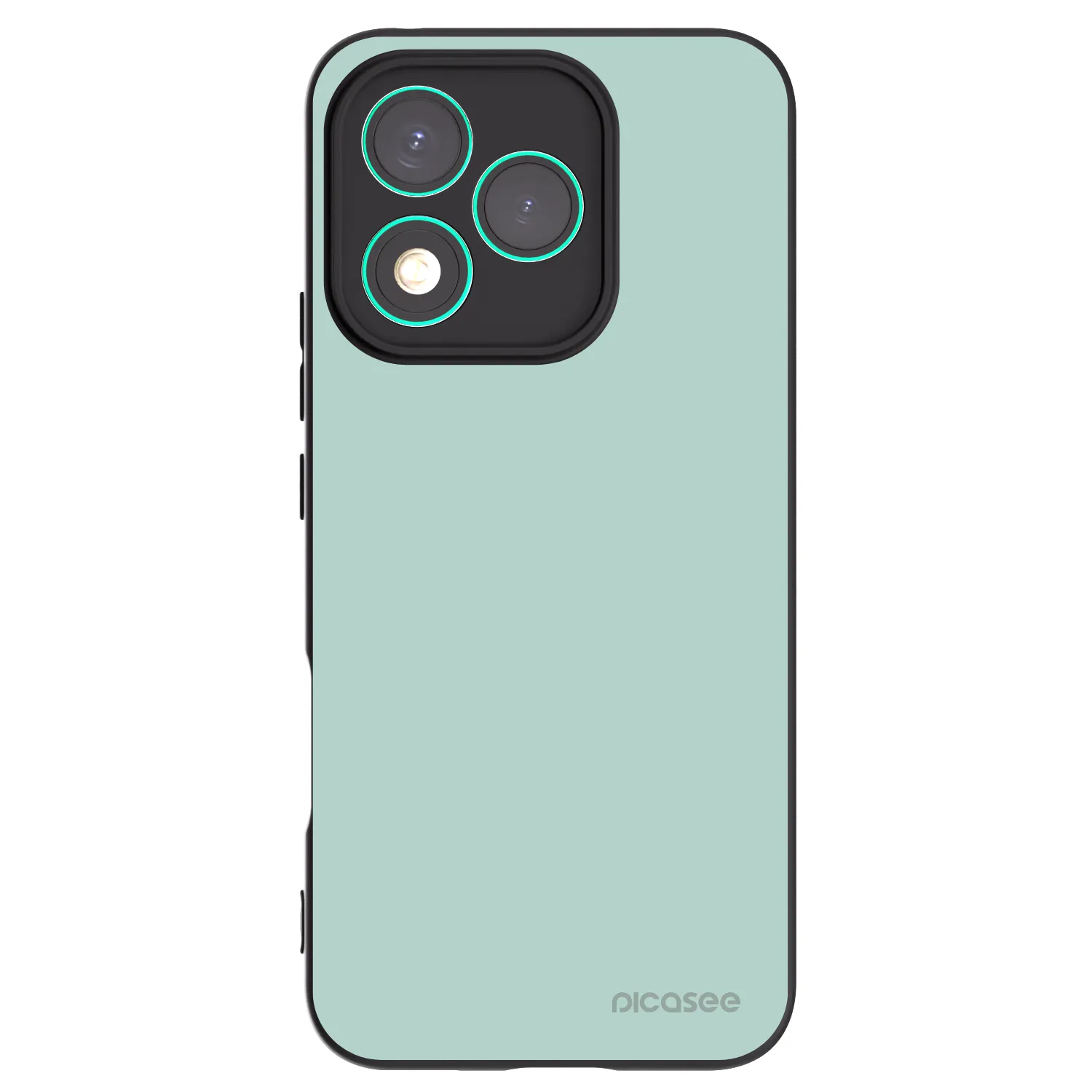 Picasee fekete szilikon tok az alábbi mobiltelefonokra Honor 400 Lite 5G - Pastel Charm