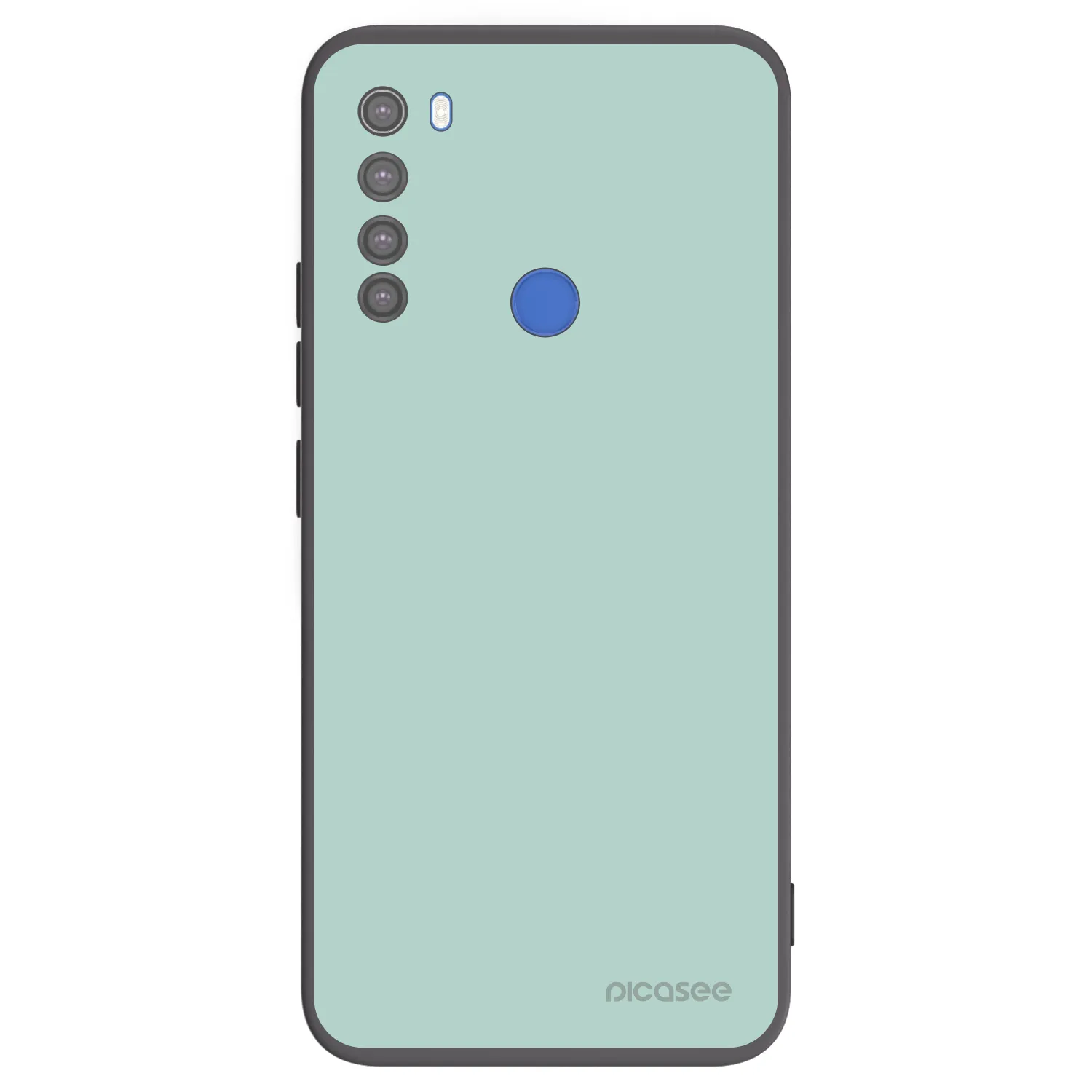 Picasee fekete szilikon tok az alábbi mobiltelefonokra Xiaomi Redmi Note 8T - Pastel Charm