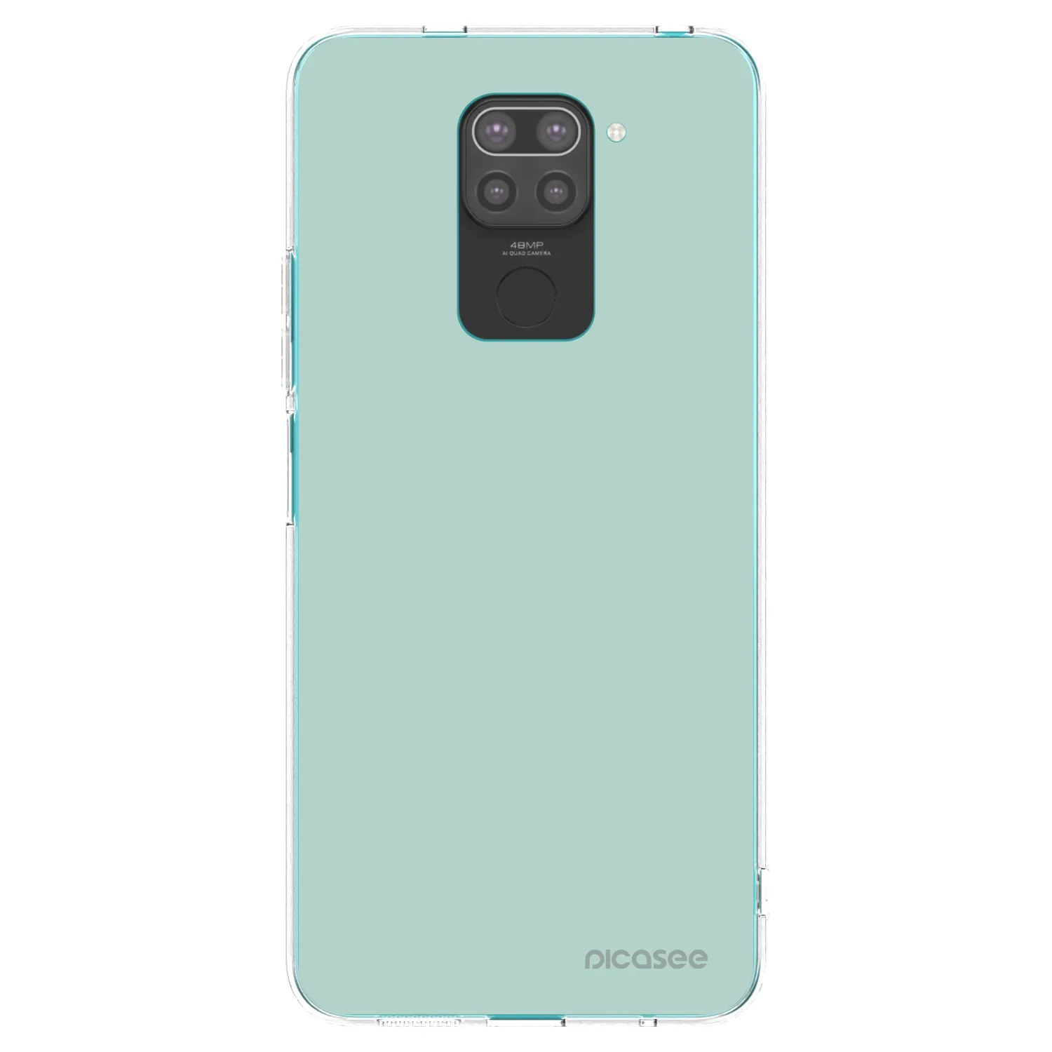 Picasee fekete szilikon tok az alábbi mobiltelefonokra Xiaomi Redmi Note 9 - Pastel Charm