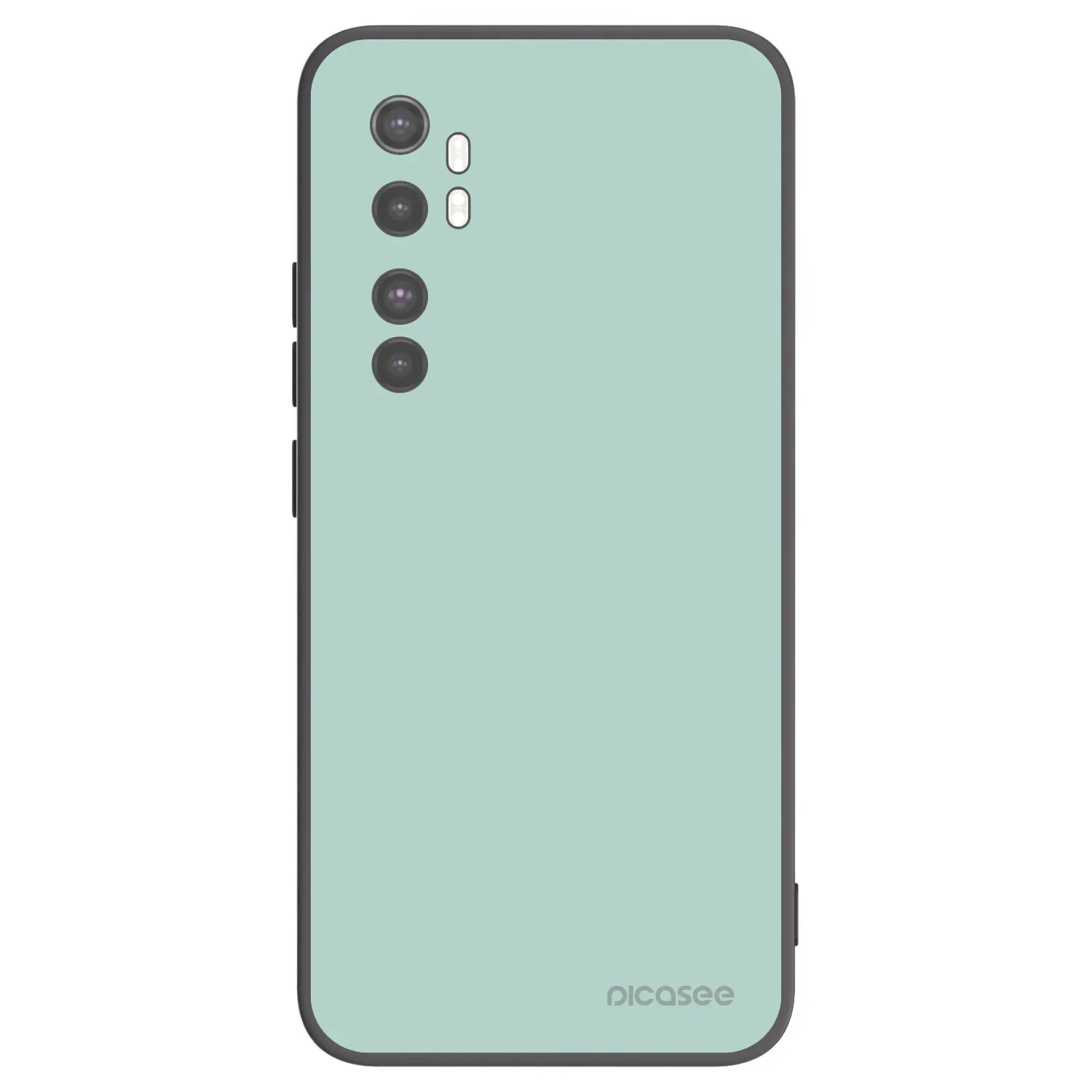 Picasee fekete szilikon tok az alábbi mobiltelefonokra Xiaomi Mi Note 10 Lite - Pastel Charm