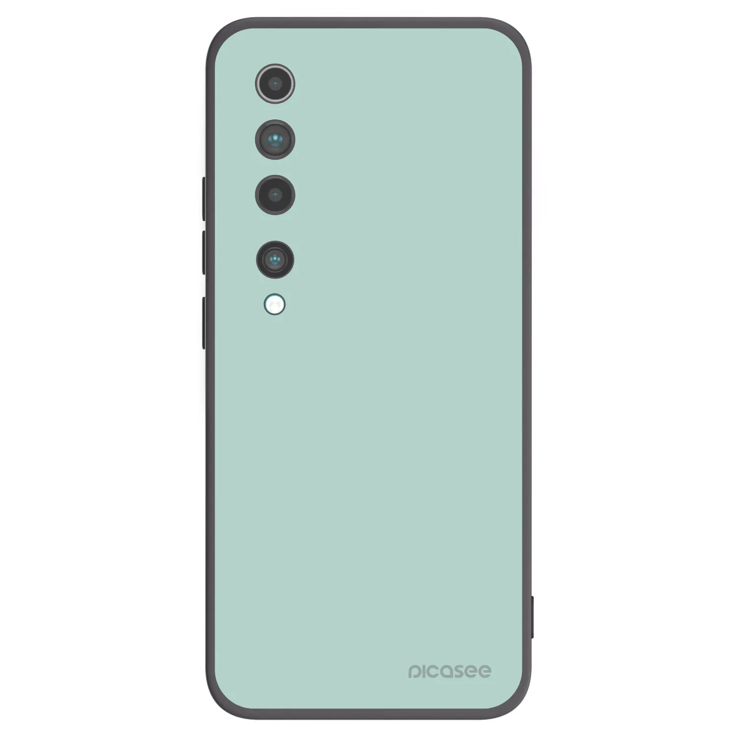 Picasee fekete szilikon tok az alábbi mobiltelefonokra Xiaomi Mi 10 - Pastel Charm