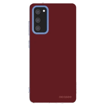 Picasee átlátszó szilikon tok az alábbi mobiltelefonokra Samsung Galaxy S20 FE - Red Bliss