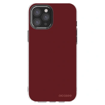 Picasee átlátszó szilikon tok az alábbi mobiltelefonokra Apple iPhone 12 Pro Max - Red Bliss
