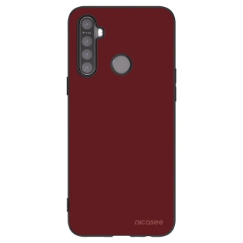 Picasee fekete szilikon tok az alábbi mobiltelefonokra Realme 5 - Red Bliss