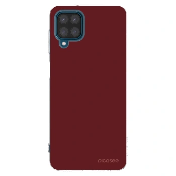 Picasee átlátszó szilikon tok az alábbi mobiltelefonokra Samsung Galaxy A12 A125F - Red Bliss