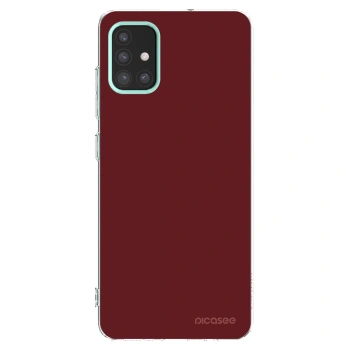 Picasee átlátszó szilikon tok az alábbi mobiltelefonokra Samsung Galaxy M31s - Red Bliss