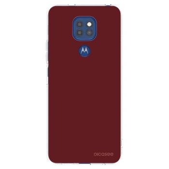 Picasee átlátszó szilikon tok az alábbi mobiltelefonokra Motorola Moto G9 Play - Red Bliss