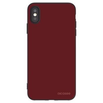 Picasee fekete szilikon tok az alábbi mobiltelefonokra Apple iPhone XS Max - Red Bliss