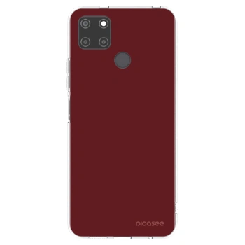 Picasee átlátszó szilikon tok az alábbi mobiltelefonokra Realme C21Y - Red Bliss