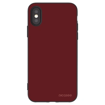 Picasee fekete szilikon tok az alábbi mobiltelefonokra Apple iPhone X/XS - Red Bliss