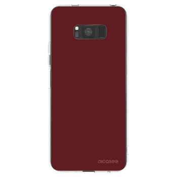 Picasee átlátszó szilikon tok az alábbi mobiltelefonokra Samsung Galaxy S8 G950F - Red Bliss