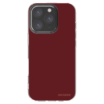 Picasee átlátszó szilikon tok az alábbi mobiltelefonokra Apple iPhone 16 Pro - Red Bliss