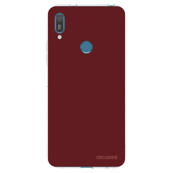 Picasee átlátszó szilikon tok az alábbi mobiltelefonokra Huawei Y7 2019 - Red Bliss