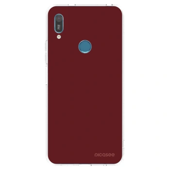 Picasee átlátszó szilikon tok az alábbi mobiltelefonokra Huawei Y6 2019 - Red Bliss
