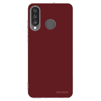 Picasee átlátszó szilikon tok az alábbi mobiltelefonokra Huawei P30 Lite - Red Bliss