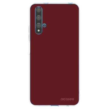 Picasee átlátszó szilikon tok az alábbi mobiltelefonokra Huawei Nova 5T - Red Bliss